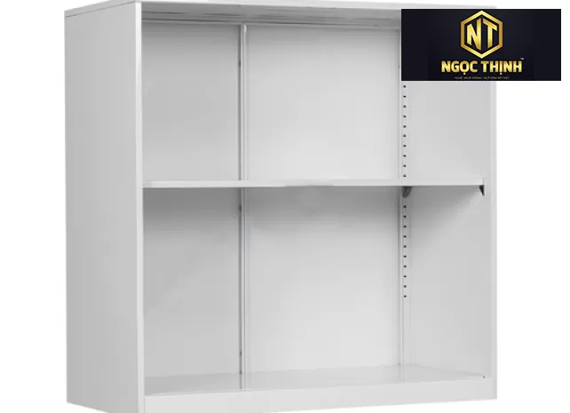 Tủ hồ sơ hiện đại -Tủ hồ sơ thấp không cánh thép sơn tĩnh điện màu trắng TU06AD